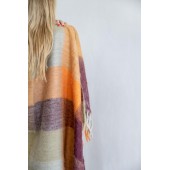 Throw Check Gemischtes Orange