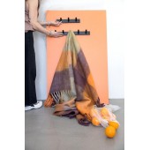 Throw Check Gemischtes Orange
