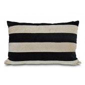 Kissen Pathi L Schwarz/Beige