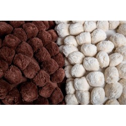Kissen-Pom-Pom, gebrochenes Weiß