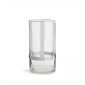 Vase Hold mittel Klar/Silber