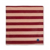 Serviette Leya gestreift 2 Stück/Set Rot/Rosa