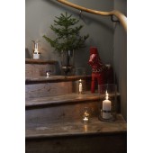 Vase Hold mittel Klar/Silber
