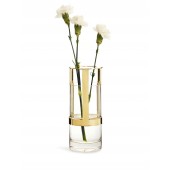 Haltevase klein Klar/Gold