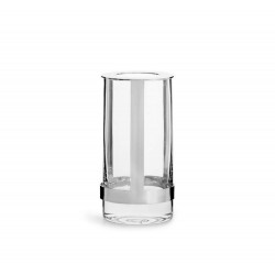 Haltevase klein Klar/Silber