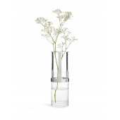 Haltevase klein Klar/Silber
