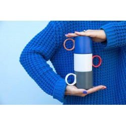 Tasse Noor Blau/Braun