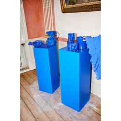 Vase/Kerzenhalter Calore M Blau