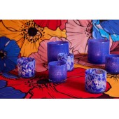 Vase/Kerzenhalter Calore M Blau