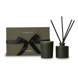 Ginger Joy Kerze/Diffusorbox Grün