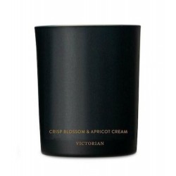 Kerze Crisp Blossom & Apricot Cream Black