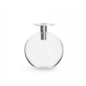 Top-Vase Klar/Silber