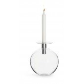 Top-Vase Klar/Silber