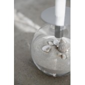Top-Vase Klar/Silber