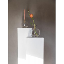 Top Vase groß Klar/Gold