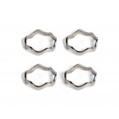 Anna Serviettenring, 4-teilig Silber
