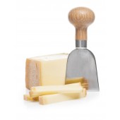 Naturkäse-Set, 3-teilig Silber/Braun