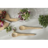 Nature Salatbesteck hoch, 2-teilig Braun