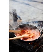 Nature Salatbesteck hoch, 2-teilig Braun