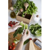 Naturöl-/Essigflaschen mit Eichenholzstopfen, 2 Stück, klar/braun