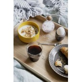Natur-Servierset mit Eichenstopfen, 2-teilig, klar/braun